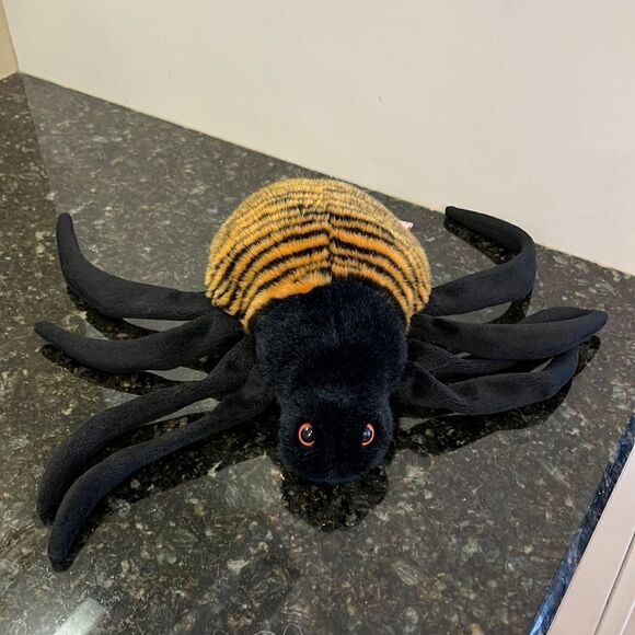 Rare Ty Beanie Baby "Spinner The Spider" 1999. Beanie Buddies - Picture 1 of 6
